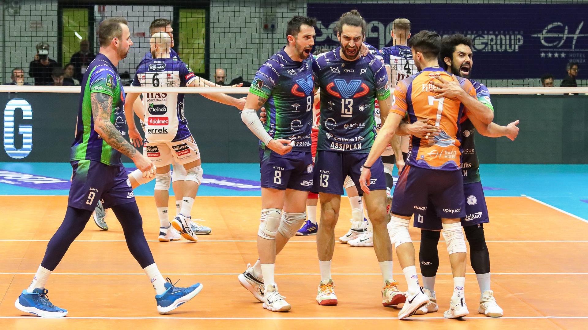 Vero Volley Monza Show Batte Trento 3 1 E Pareggia La Serie Dei